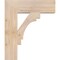 Ekena Millwork Merced Block Smooth Bracket, Douglas Fir, 5 1/2"W x 22"D x 26"H BKT06X22X26MRC05SDF - alternate 2